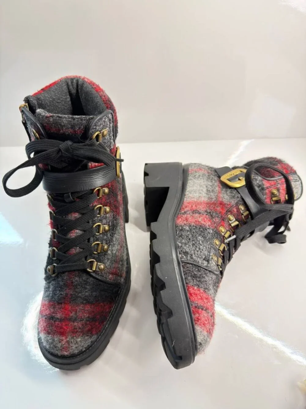 Tod’s Wool Hiking Boots – Women’s EU 38.5 / US 8 - Picture 4 of 16